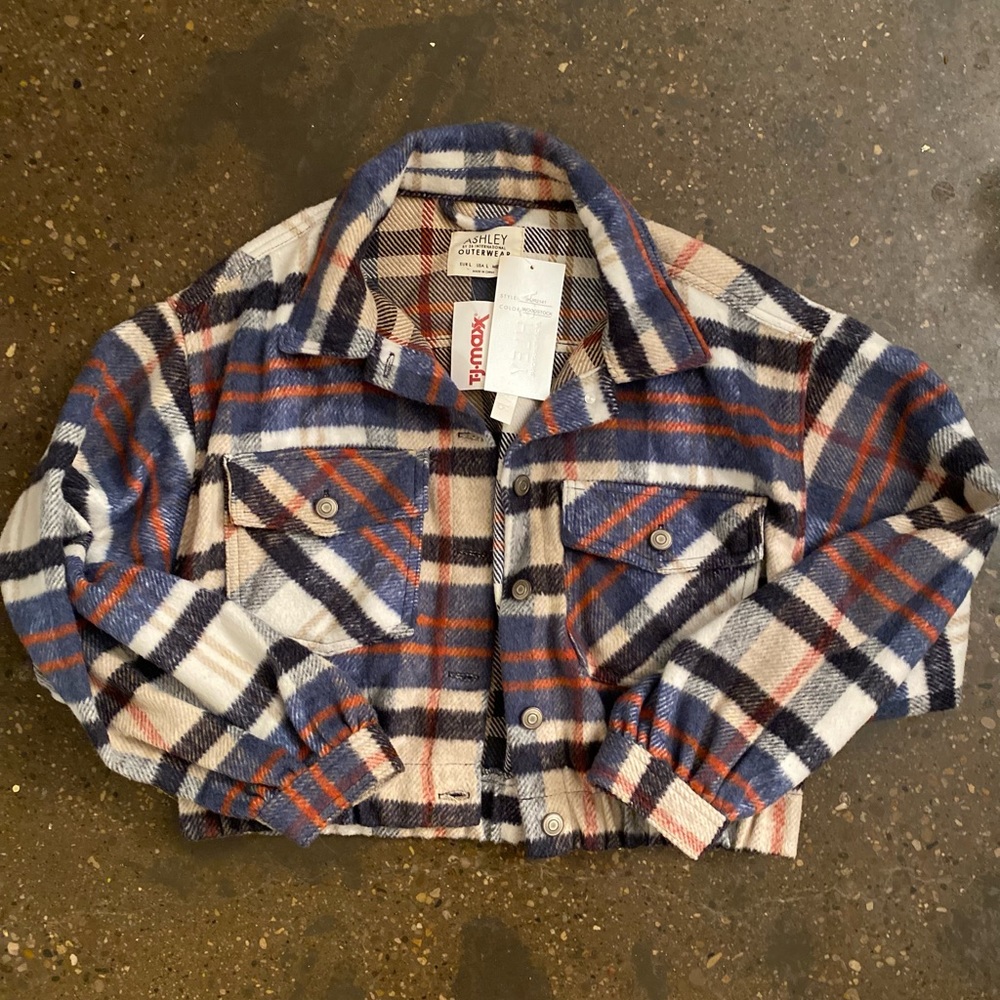 Cropped Flannel Shacket